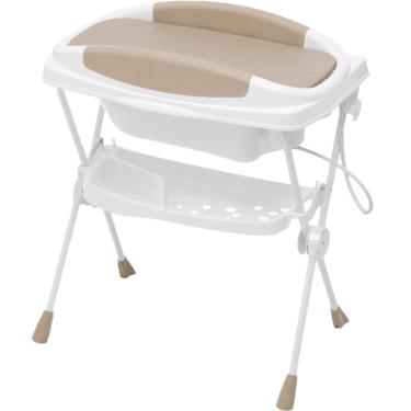 Imagem de Banheira para Bebe com Trocador Galzerano Premium Bege Sand