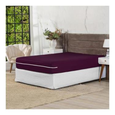 Imagem de Capa De Colchão Malha Gel Queen Zíper - Shop Casa Nobre, ROXO