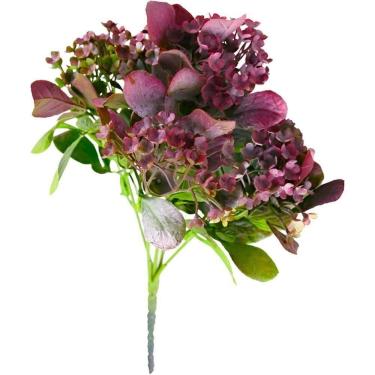 Imagem de Kit 4 Plantas Kalanchoe Artificial Jardim Flores Buquê 30cm