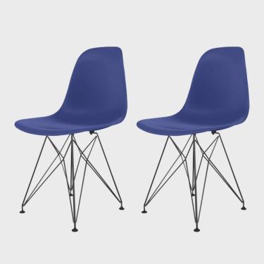 Imagem de Conjunto com 2 Cadeiras para Sala de Jantar Eames Pp Eiffel