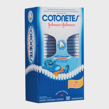 Imagem de Hastes Flexíveis Cotonetes Johnson & Johnson 300 Unidades
