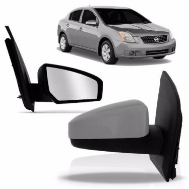Imagem de Par Retrovisor Sentra Nissan 2007 2008 2009 2010 Elétrico - SP ACESSÓR