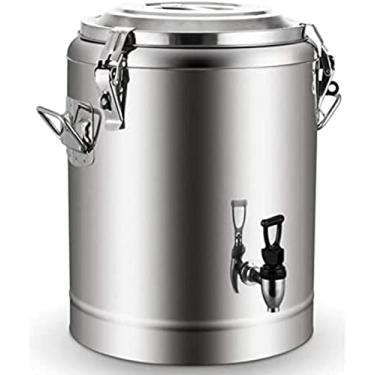 Imagem de Dispensador De Bebidas Com Isolamento De Aço Inoxidável, Recipiente Térmico Com Torneira 20 Horas De Isolamento A Quente E A Frio - Para Chá, Água, Café, Bebidas Geladas,30L,Collector88