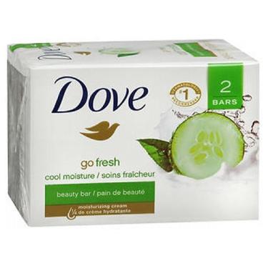 Imagem de Barras de beleza Dove Go Fresh Cool Moisture 2/4,25 oz da Dove (pacote com 2)
