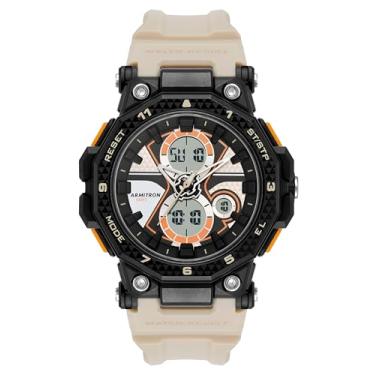 Imagem de Armitron Relógio masculino analógico-digital com pulseira de resina, Preto