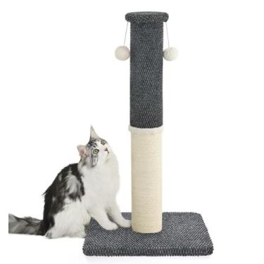 Imagem de Arranhador de gatos feito para 4 animais de estimação com 84 cm de alt