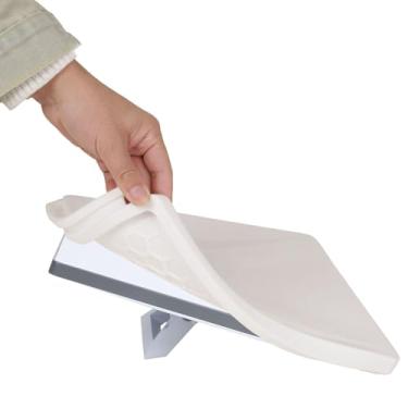 Imagem de Capa protetora de silicone para acessórios Starlink Mini, capa protetora Starlink Mini Dish 32 x 26,4 cm, disponível em preto/branco/cinza (cor branca)