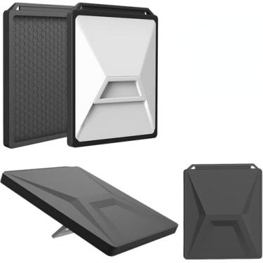 Imagem de Capa protetora de silicone para acessórios Starlink Mini, capa protetora Starlink Mini Dish 32 x 26,4 cm, disponível em preto/branco/cinza (cor preta)