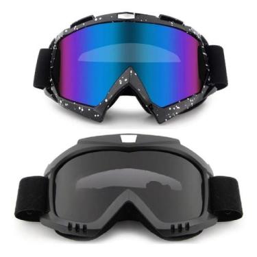 Imagem de Kit 2 Unidades Óculos Trilha Enduro Motocross Of Road UTV Kitesurf Jet