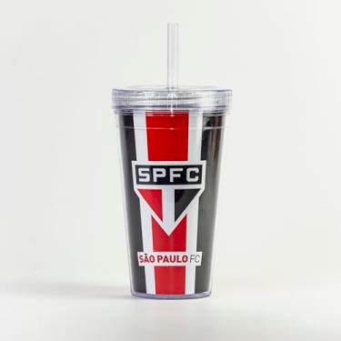 Imagem de Copo Canudo S�o Paulo Tricolor Oficial - Sude
