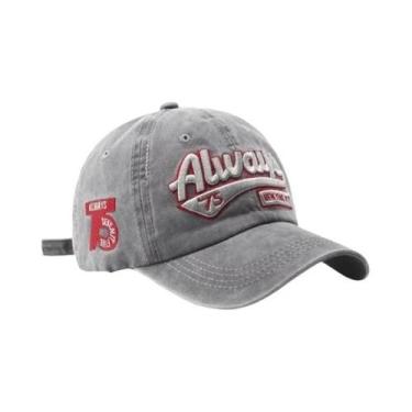 Imagem de Boné de Beisebol Unissex Vintage - Algodão Lavado, Bordado e Estilo Sn