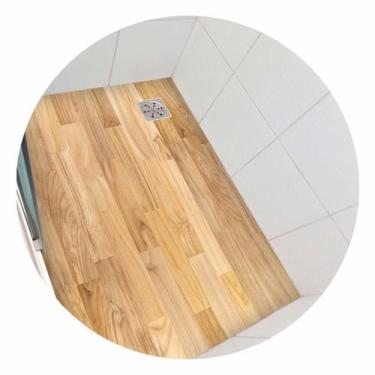 Imagem de Piso Vinil Antiderrapante Para Box Taco - 1,20 X 0,80 Metros - Colacom