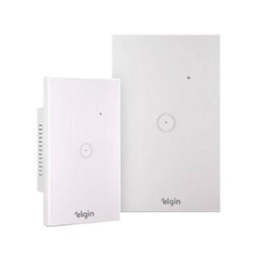 Imagem de Interruptor Inteligente 1 Botao Branco 4x2 WiFi Elgin