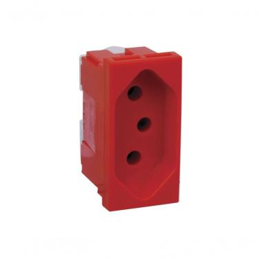 Imagem de Pial Plus Modulo Tomada 2P+T Vermelha 20A 615079