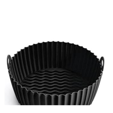 Imagem de Kit com duas Formas De Silicone Flexível Reutilizável Antiaderente Para Fritadeira Elétrica Air Fryer (diversas)