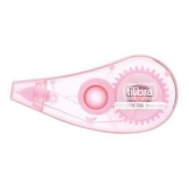 Imagem de Corretivo Em Fita Rosa Claro 5Mm X 6M Tilibra