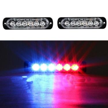 Imagem de Kit Strobo Led Type-r,  Estilo Policia, Ambulancia, Guincho - Strobos 