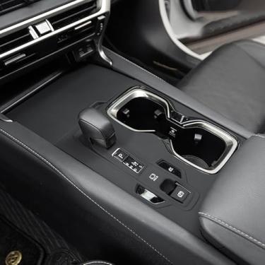 Imagem de Adesivo de silicone para painel de mudança de marchas para console central automotivo automotivo Lexus RX 2023-2025 RX350 RX350h RX450h+ RX500h RX Hybrid Automotive Interior Accessories (preto)