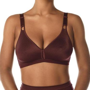 Imagem de Sutiã sem Bojo Olimpo Bourbon Demillus Confortável Plus Size, Mulher, 