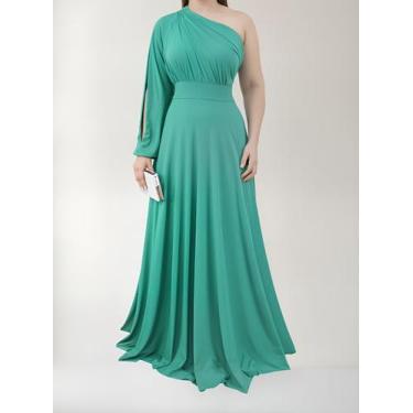 Imagem de Vestido Luxo Para Casamento Formatura, Festa, Batizado - Casual Dress,