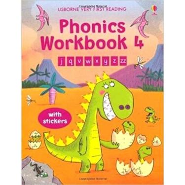 Imagem de Phonics Workbook 4 - Usborne Very First Reading - Book With Stickers