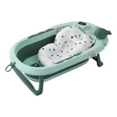 Imagem de Banheira Com Cama Fixa E Termômetro Para Bebê Até 6 Meses - Tibaby, Br