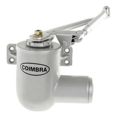 Imagem de Mola Aerea P/ Porta 180º 80kg Aluminio Cinza 453 Coimbra