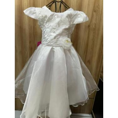 Imagem de Vestido De Festa Infantil - Bianca Kids , Branco, PP