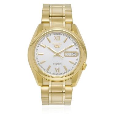 Imagem de Relógio Masculino Seiko Automático Dourado 37mm