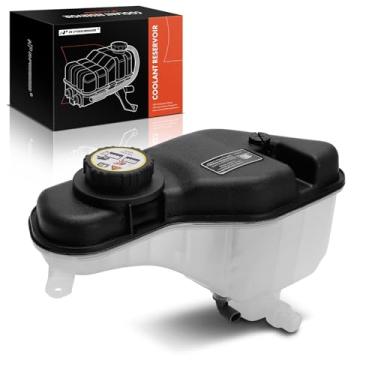 Imagem de Tanque de expansão de refrigeração premium com sensor e tampa de substituição para Jaguar S-Type 1999-2008 XJ8 XF XFR Vanden Plas Super V8