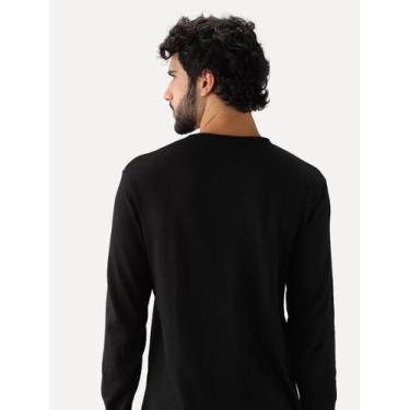 Imagem de Tricot John John Masculino J Sash Preto Mescla, L/G