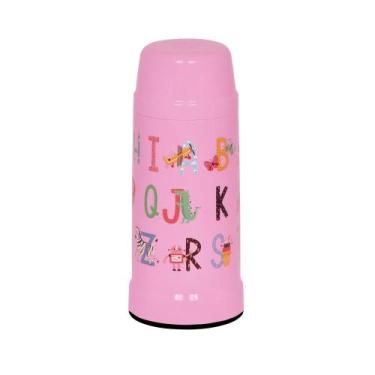 Imagem de Garrafa Térmica Mini Mor Kids 300ml Algodão Doce Alfabeto