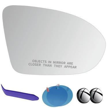 Imagem de EAP Vidro espelhado lateral do passageiro compatível com Chevrolet Cruze 2016-2019, aquecido, 39123329 39123331 GM1325183 GM1325184