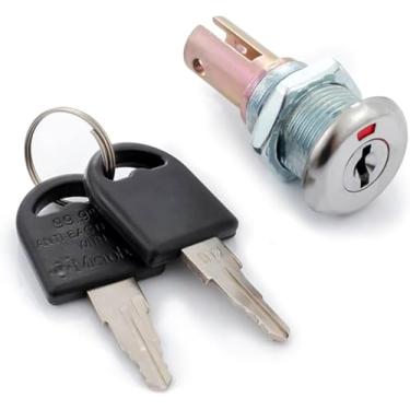 Imagem de Fechadura de caixa de ferramentas, resistente, liga de zinco, fechaduras universais de armário com chaves, conjunto de gaveta de articulação, caixa de ferramentas com ferragens para armário de