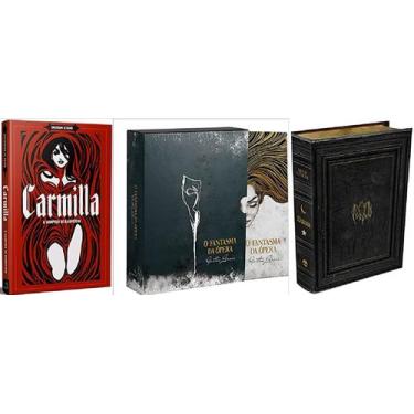 Imagem de KIT 3 LIVROS Carmilla - A vampira de Karnstein + O Fantasma da Ópera+ 