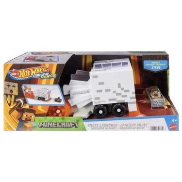 Imagem de Hot Wheels Lancador Surpresa Minecraft Mattel JFV69