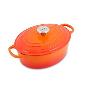 Imagem de Le Creuset Panela Oval 27 cm Ferro Fundido Esmaltado Signature Laranja