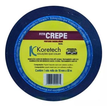 Imagem de Fita Crepe Azul Imobiliária 48Mm X 50M Koretech - 200298