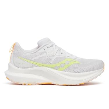 Imagem de Saucony Tênis feminino Tempus 2, Branco/Sunny, 34