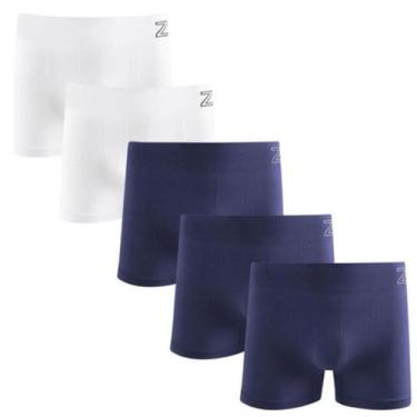 Imagem de Kit 5 Cuecas Boxer Zee Rucci Masculina Microfibra Poliamida - Zee Rucc