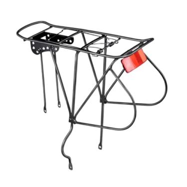 Imagem de Aymzbd Suporte traseiro para bicicleta, suporte para bagagem de carga, para cesto de mountain bike para entrega de alimentos, Versão com Furo Pequeno