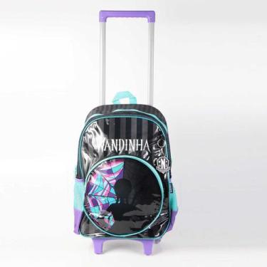 Imagem de Mochila De Rodinha Com Alça Wandinha Ic39842wd Preto - LUXCEL, Preto, 