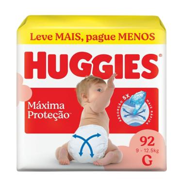 Imagem de Fralda Huggies Supreme Care G 92 Unidades