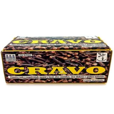 Imagem de Defumador De Ambiente Incenso Cravo Caixa Com 20 - Natureza Espiritual