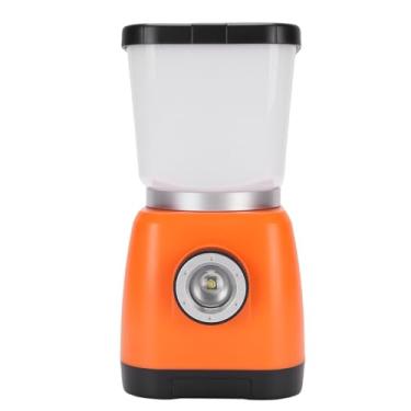 Imagem de Dpofirs Lanterna de Acampamento de Manivela de Mão Recarregável, Lanterna Leve da Tenda de 6000mAh LED, Eletricidade Auto -geradora Impermeabilização para Sobrevivência Ao Ar Livre de (Laranja)