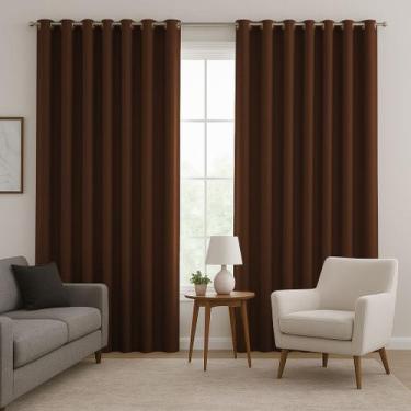 Imagem de Cortina Blackout De Tecido Premium 4,00m x 2,80m Para Janelas Grandes 