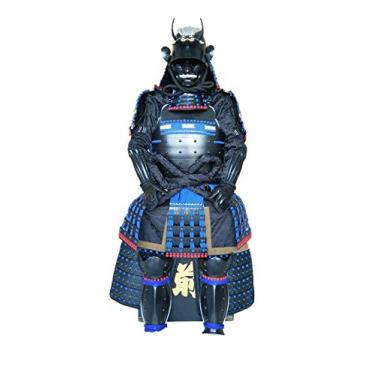 Imagem de Armadura japonesa vestível Rüstung Samurai Ghost preto Uesugi Kenshin Dragon