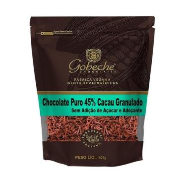Imagem de Chocolate Puro 45% Cacau Granulado Gobeche - Sem Adição de Açucar e Ad