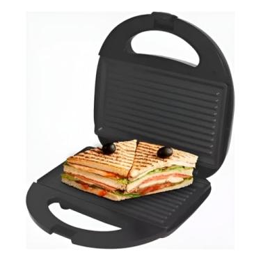 Imagem de Sanduicheira Grill Multifuncional Chapa Dupla Antiaderente 750w 220v