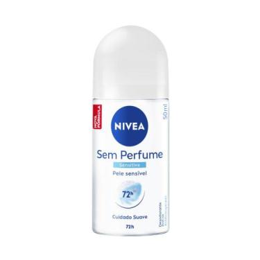 Imagem de Desodorante Antitranspirante Nivea Roll On 72H Sem Perfume com 50ml